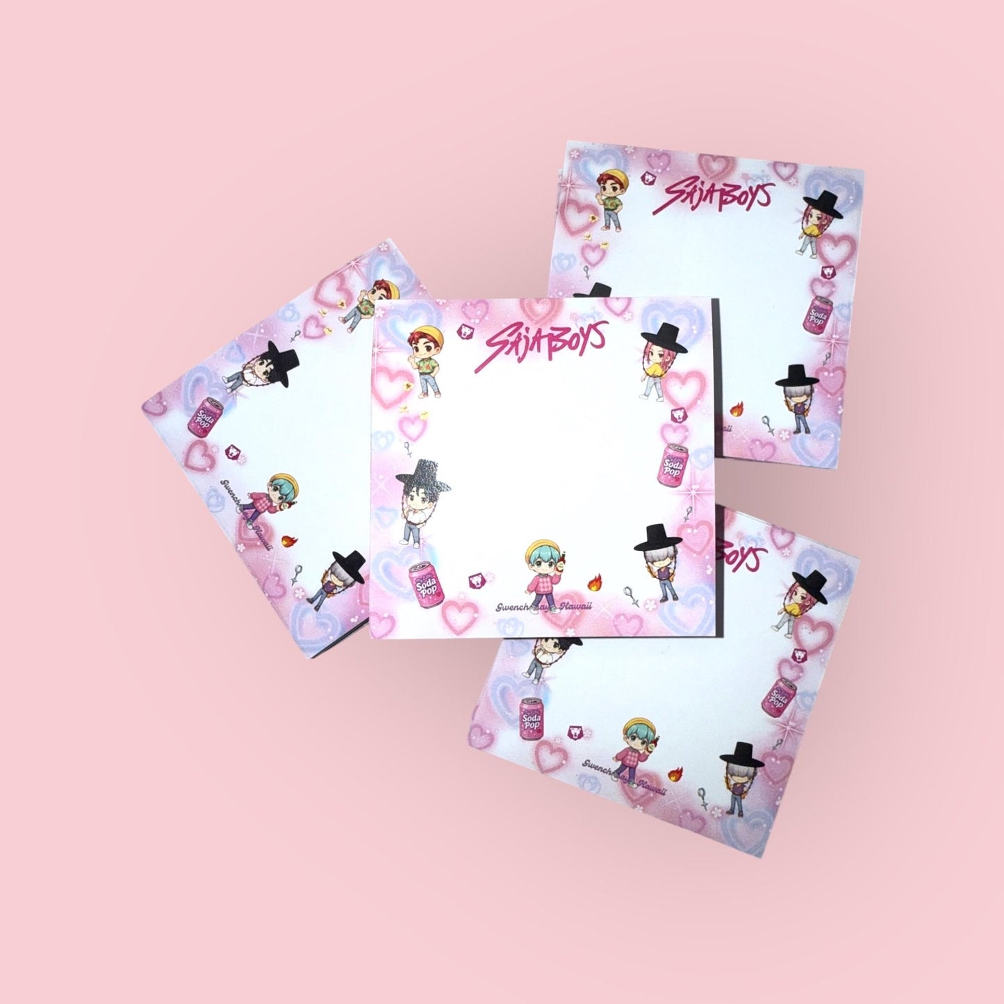 Saja Boys K-pop Demon Hunters Sticky Notes