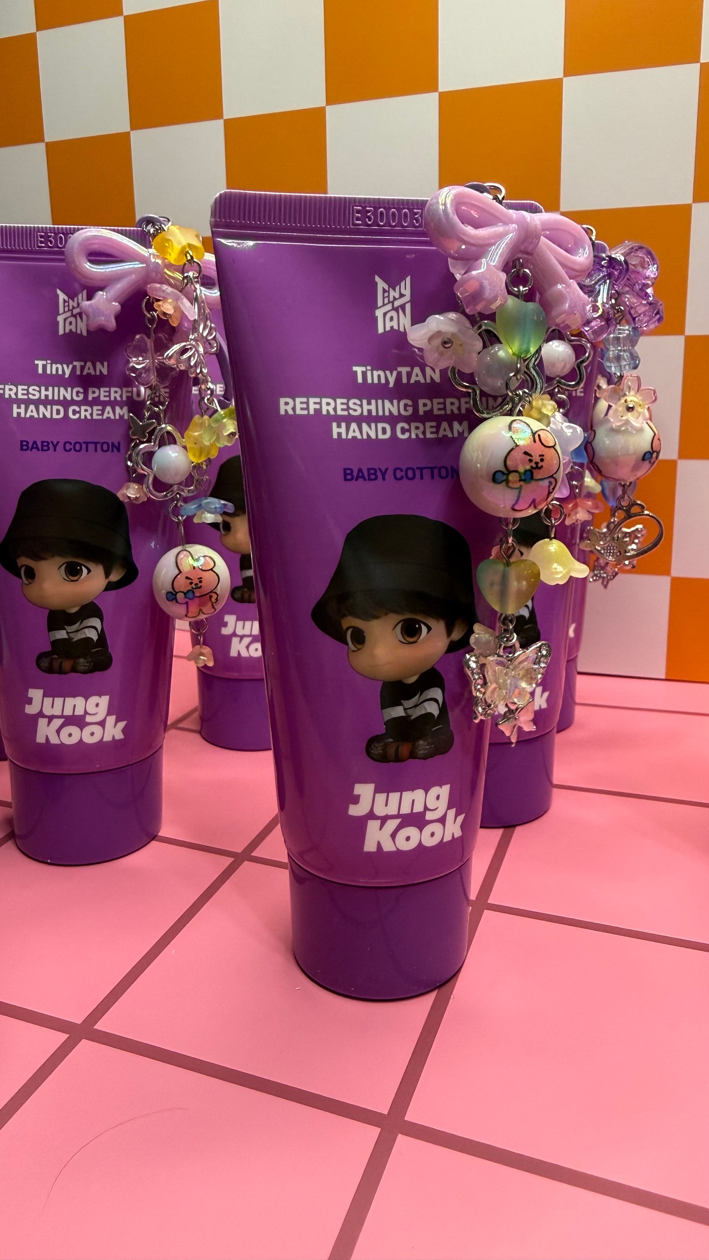 BTS TinyTan Keychain Lotion