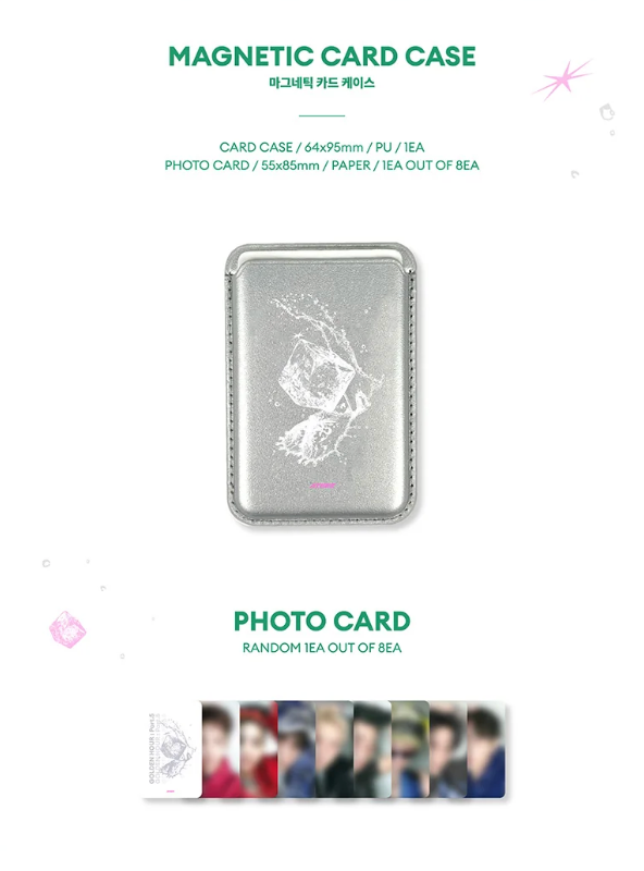 PRE-ORDER: ATEEZ - GOLDEN HOUR : PART.5 POP UP OFFICIAL MD MAGNETIC CARD CASE