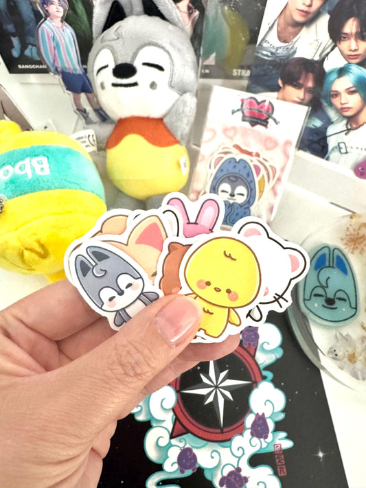 Stray Kids OT8 Cute Baby Sticker Pack
