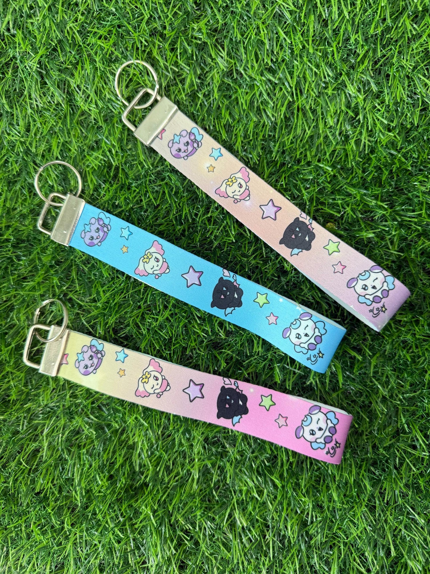 Ateez Mighteez Themed Wristlet