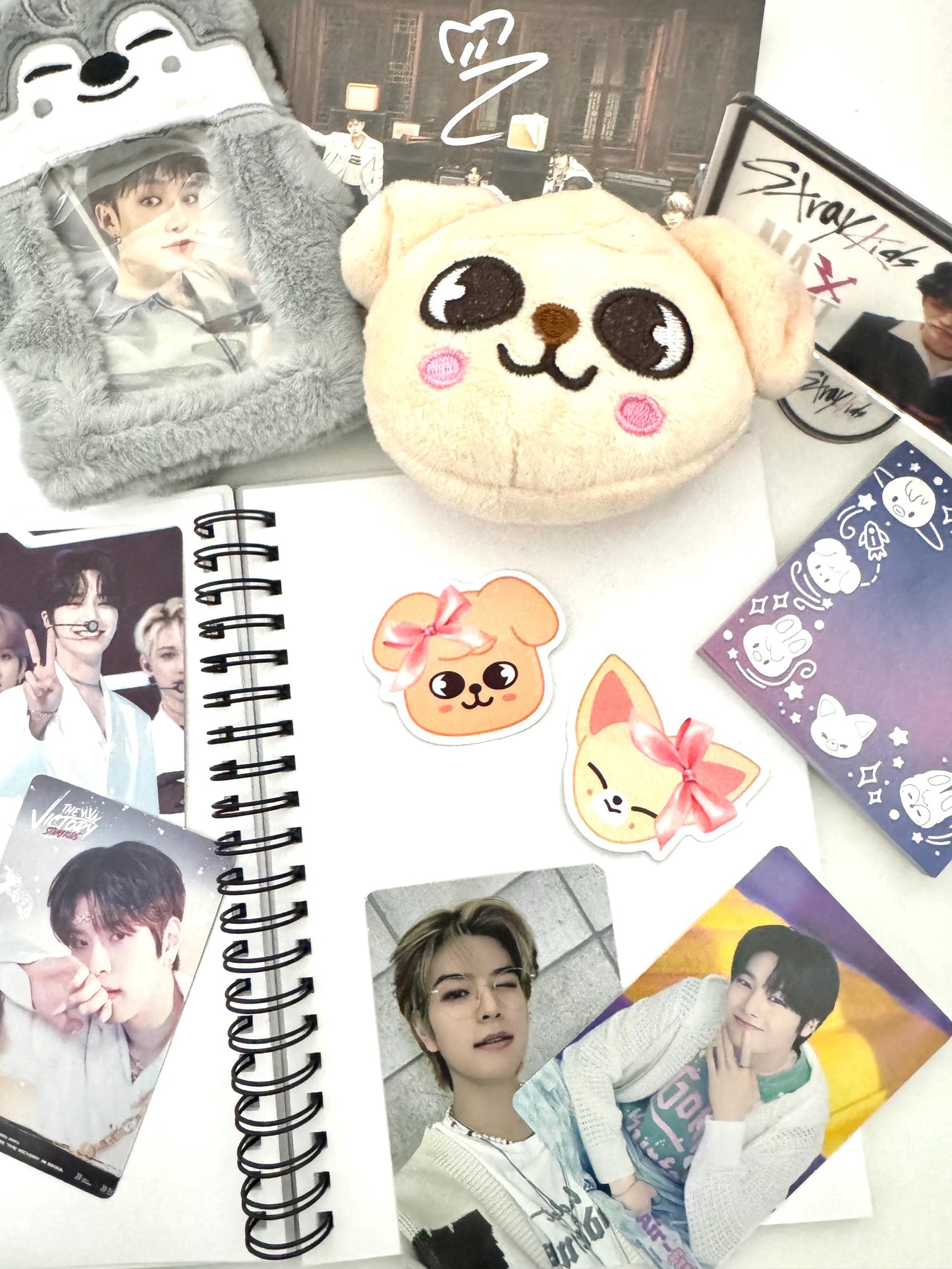 Stray Kids Skzoo Sticker Pack: OT8 Bow Stickers