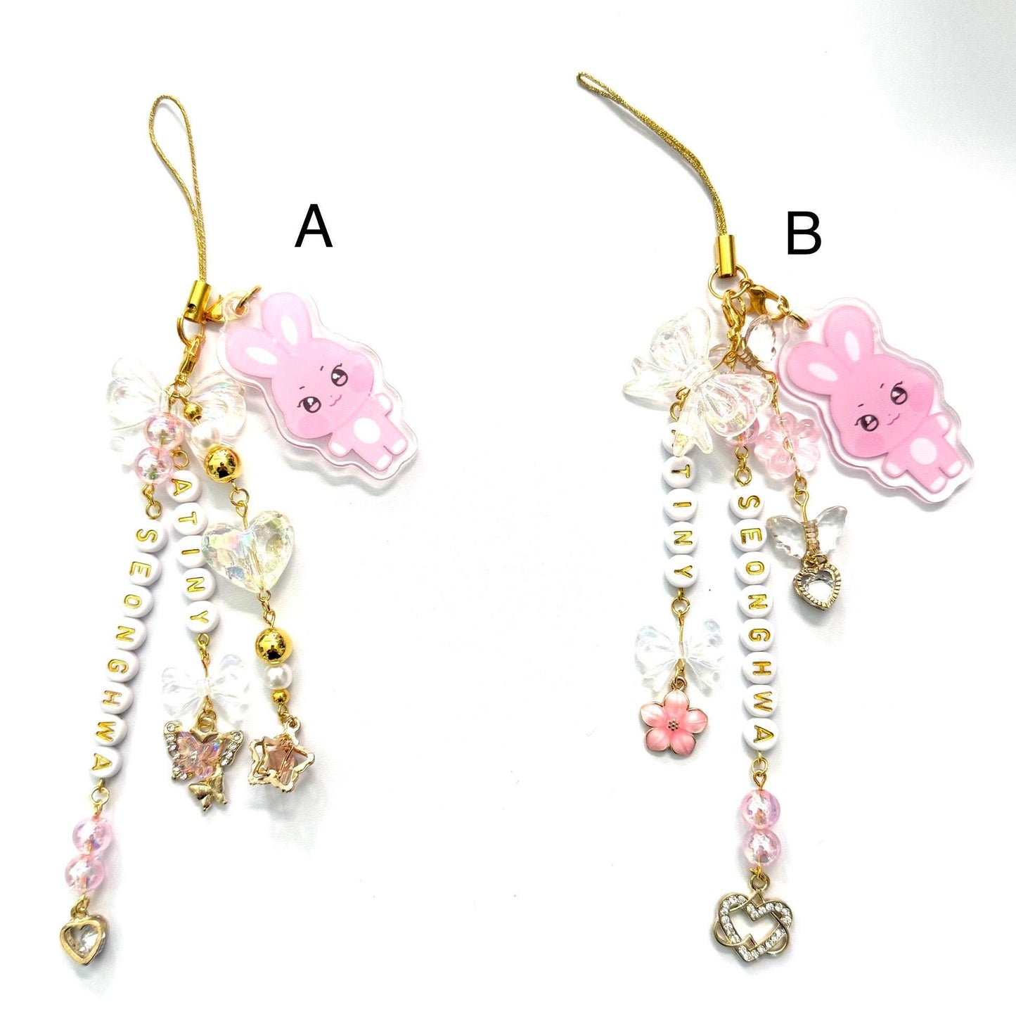 Ateez Lightstick/phone charms with Aniteez characters