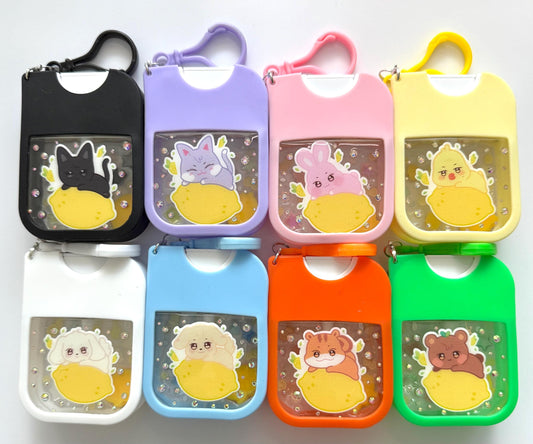 Ateez Aniteez Cute Hand Sanitizer / Spray (Refillable) Lemon Drop Theme