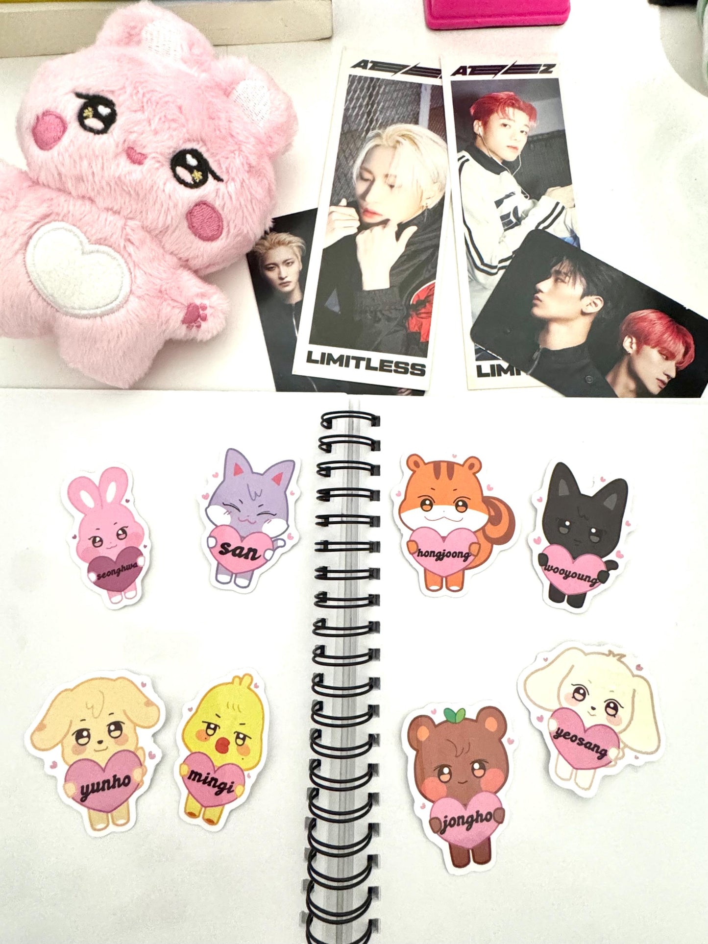 Ateez Aniteez OT8 Sticker Pack