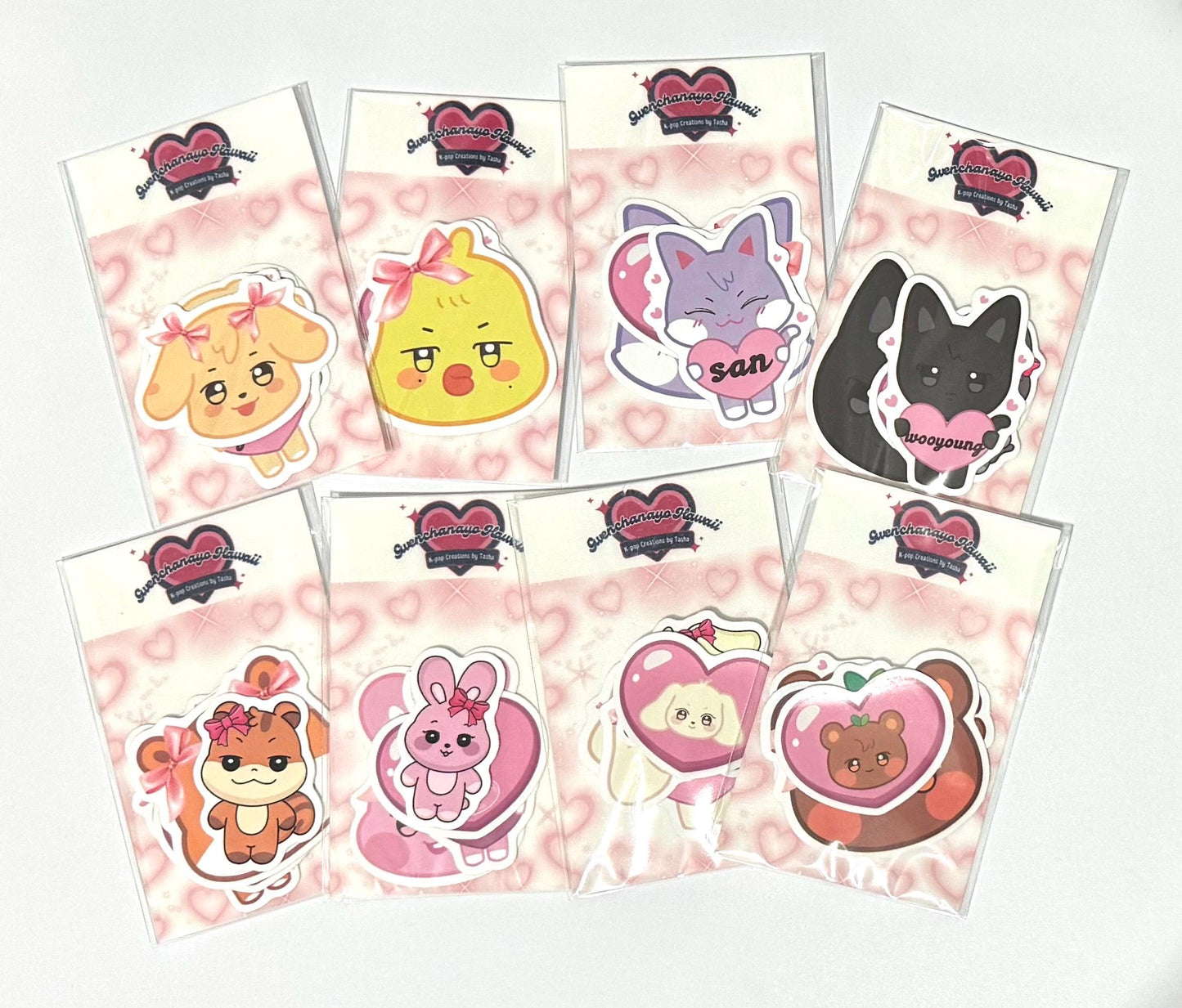 Ateez Aniteez bias Sticker Packs