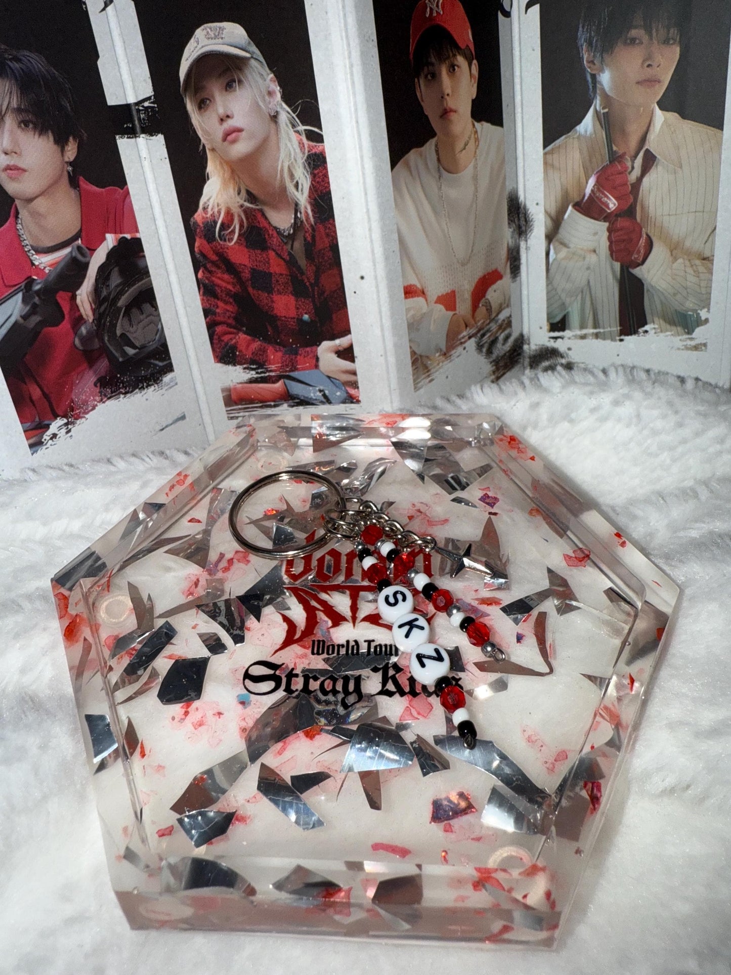 Stray Kids Dominate Concert Confetti Trinket Tray/Coaster