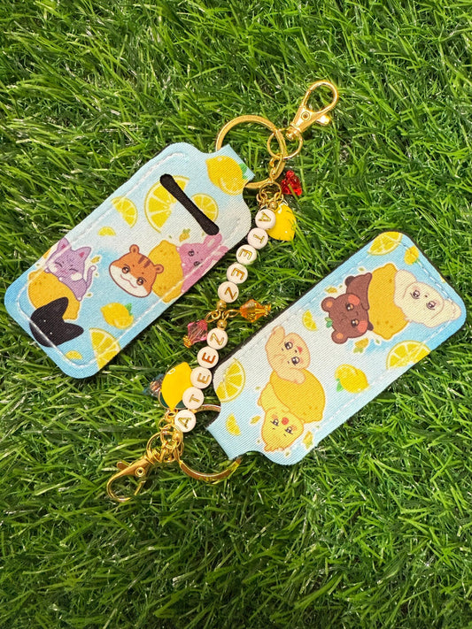 Ateez Aniteez Lemondrop Lip Balm Holder: K-Pop Atiny Gift