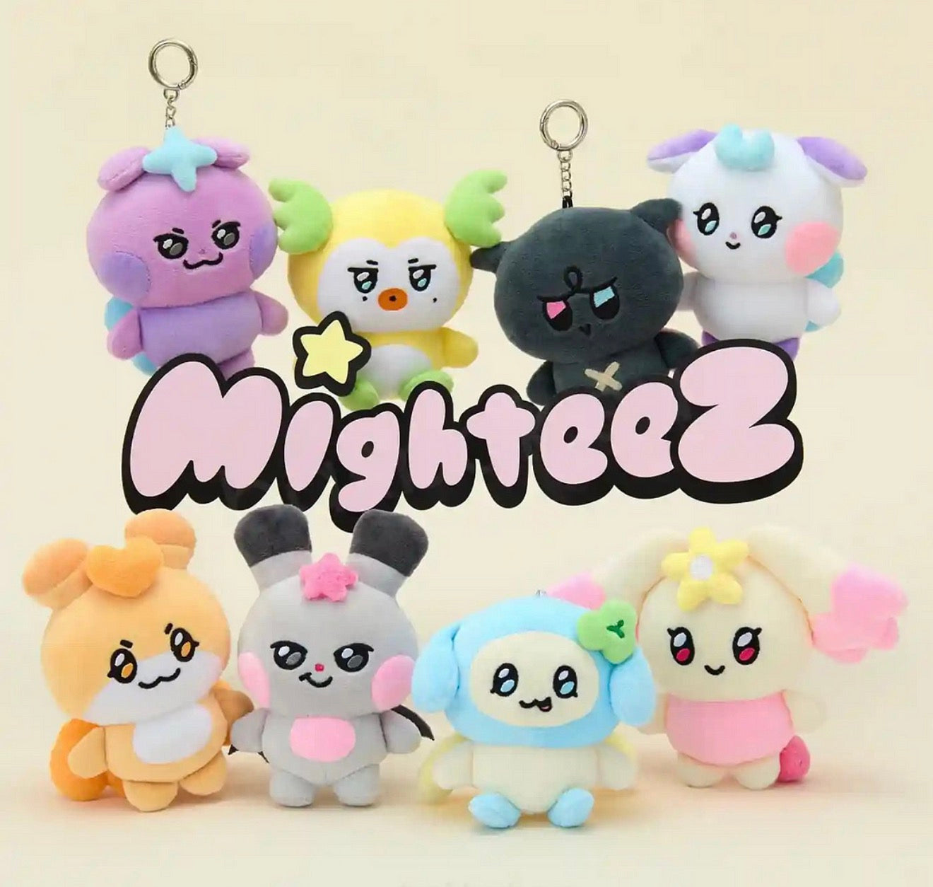 ATEEZ - Mighteez Plush Keychain & Photocard set