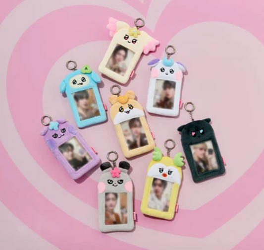 PRE-ORDER: ATEEZ - MIGHTEEZ PHOTO HOLDER PLUSH KEYRING