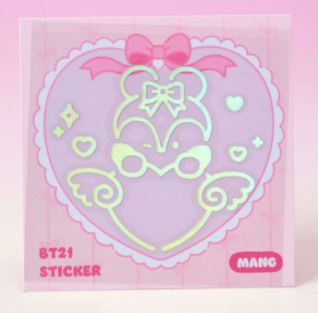 BT21 minini Ribboned U Hologram Sticker