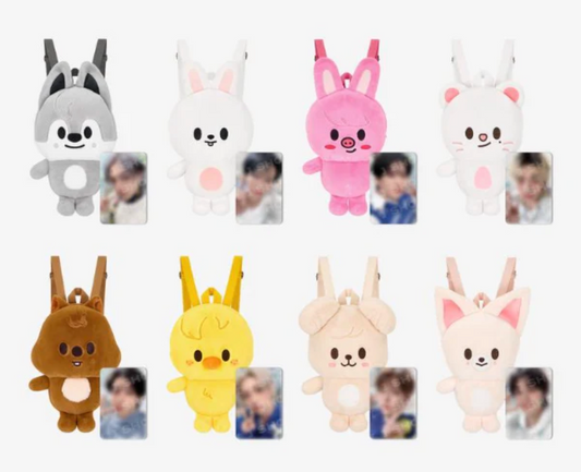 PRE-ORDER: STRAY KIDS - STAY IN OUR LITTLE HOUSE 6TH FANMEETING OFFICIAL MD SKZOO PLUSH BACKPACK