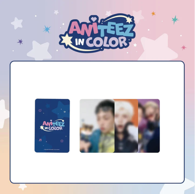 PRE-ORDER: ATEEZ - ANITEEZ IN COLOR POP UP OFFICIAL MD RANDOM TRADING CARD