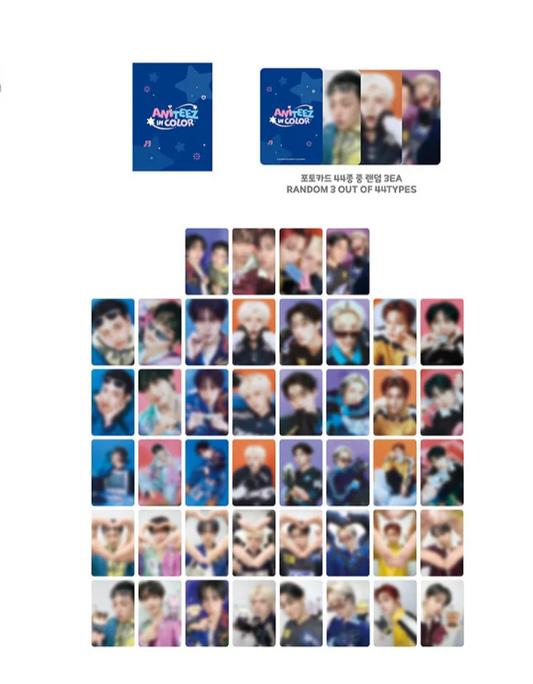 PRE-ORDER: ATEEZ - ANITEEZ IN COLOR POP UP OFFICIAL MD RANDOM TRADING CARD