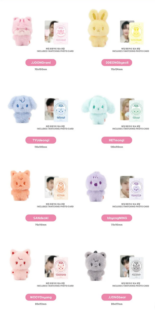 PRE-ORDER: ATEEZ - ANITEEZ IN COLOR POP UP OFFICIAL MD COLOR TINY ANITEEZ DOLL