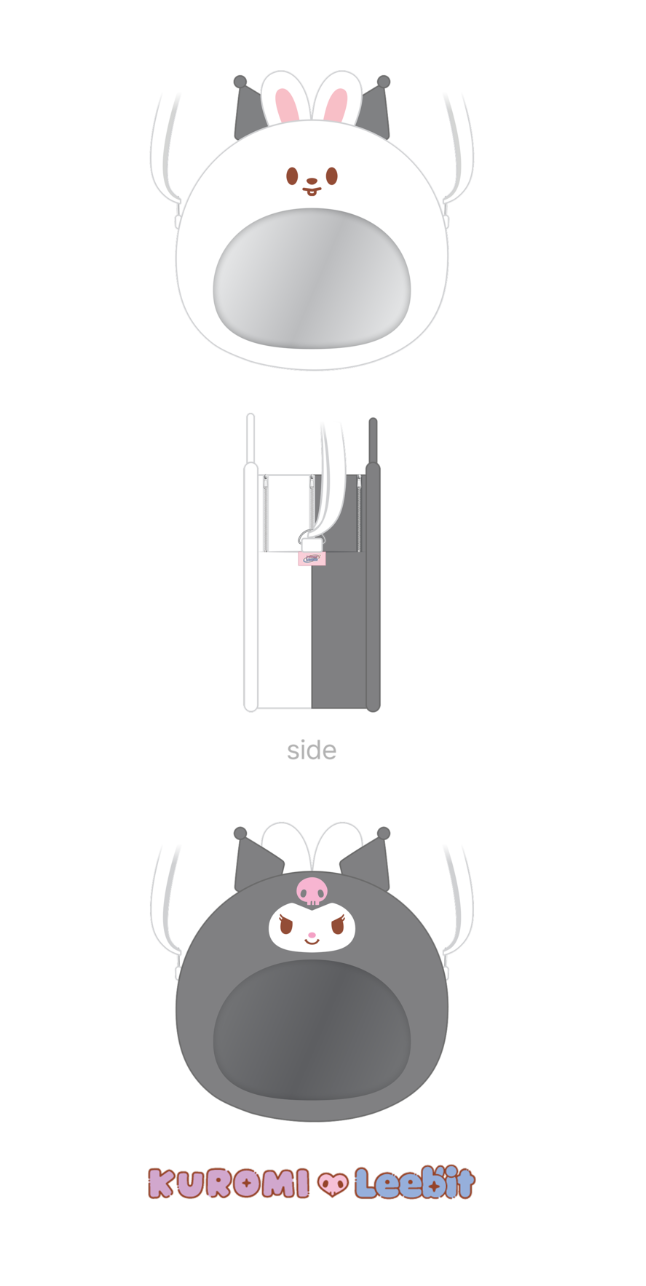 PRE-ORDER: STRAY KIDS - SKZOO X SANRIO CHARACTERS OFFICIAL MD PLUSH PVC CROSS BAG