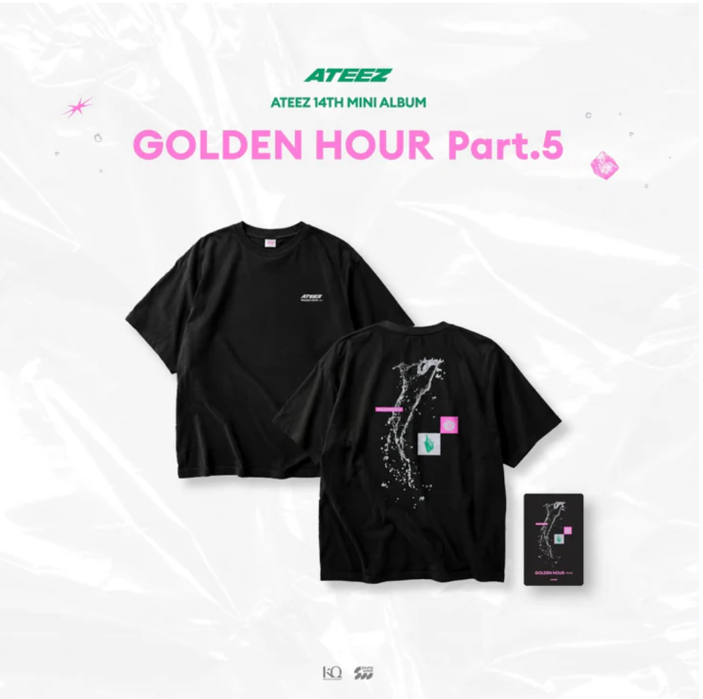PRE-ORDER: ATEEZ - GOLDEN HOUR : PART.5 POP UP OFFICIAL MD SHORT SLEEVE T-SHIRT