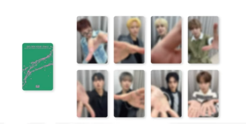 PRE-ORDER: ATEEZ - GOLDEN HOUR : PART.5 POP UP OFFICIAL MD L-HOLDER PHOTO SET