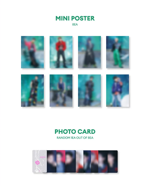 PRE-ORDER: ATEEZ - GOLDEN HOUR : PART.5 POP UP OFFICIAL MD L-HOLDER PHOTO SET