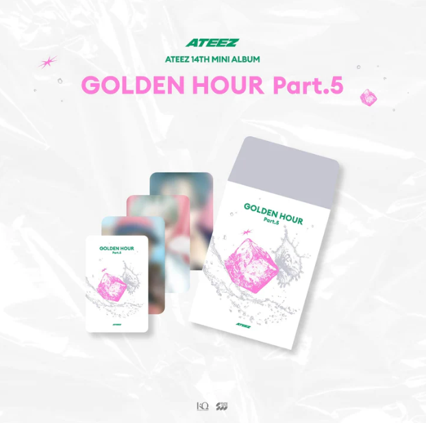 PRE-ORDER: ATEEZ - GOLDEN HOUR : PART.5 POP UP OFFICIAL MD RANDOM TRADING CARD