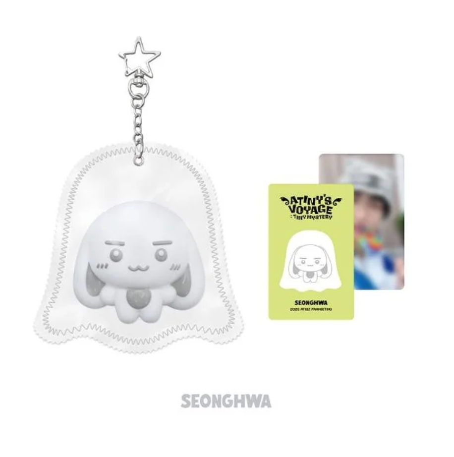 PRE-ORDER: ATEEZ - ATINY'S VOYAGE : TINY MYSTERY 2026 ATEEZ FANMEETING OFFICIAL MD GHOST SQUISHY KEYRING