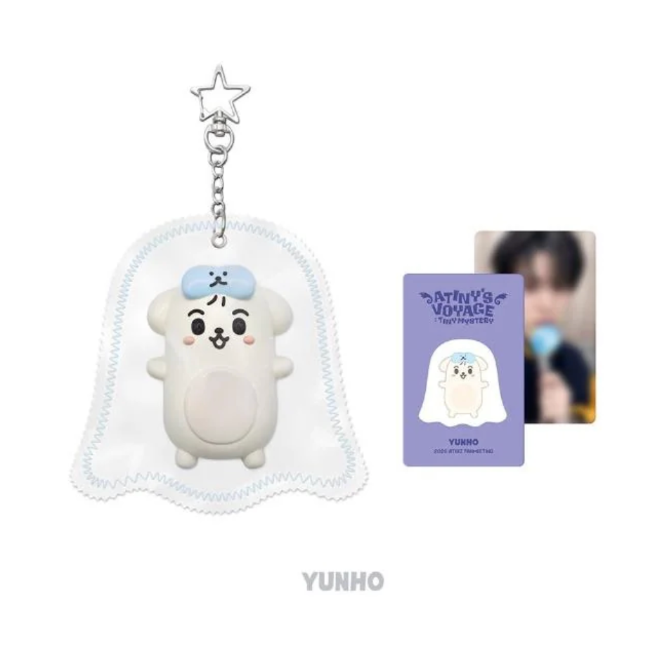 PRE-ORDER: ATEEZ - ATINY'S VOYAGE : TINY MYSTERY 2026 ATEEZ FANMEETING OFFICIAL MD GHOST SQUISHY KEYRING