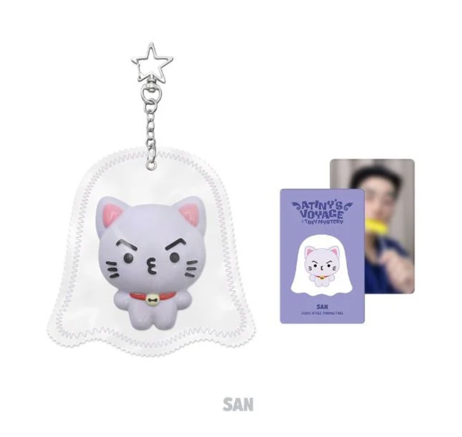 PRE-ORDER: ATEEZ - ATINY'S VOYAGE : TINY MYSTERY 2026 ATEEZ FANMEETING OFFICIAL MD GHOST SQUISHY KEYRING