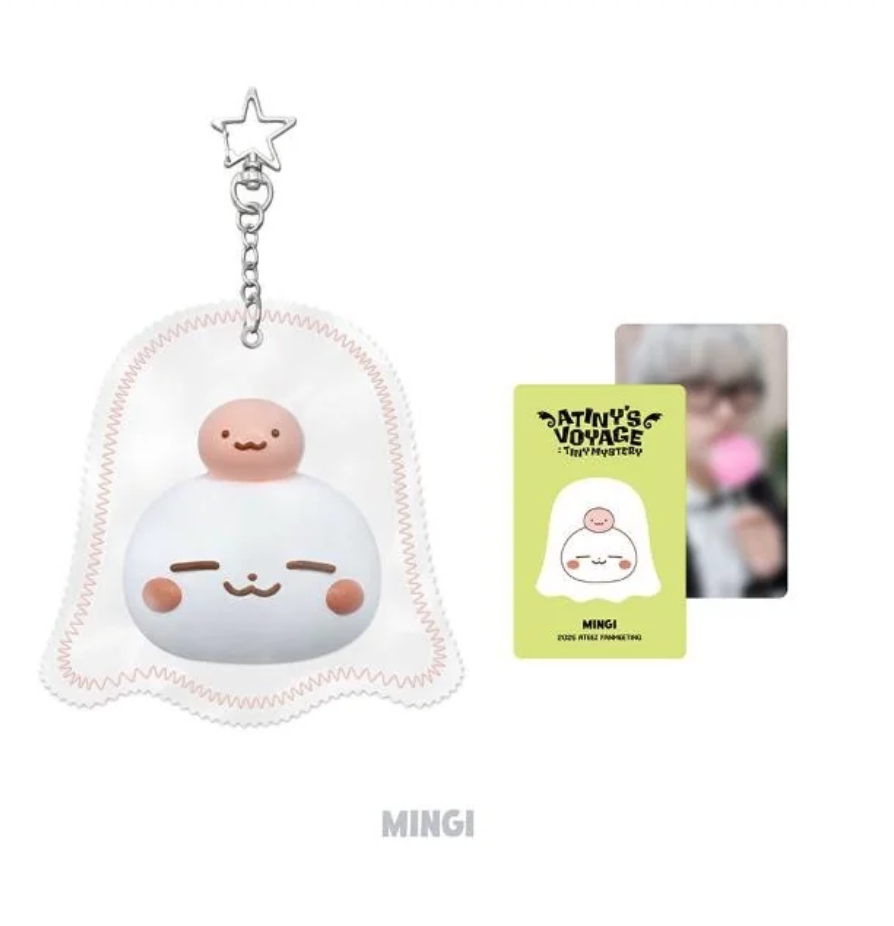 PRE-ORDER: ATEEZ - ATINY'S VOYAGE : TINY MYSTERY 2026 ATEEZ FANMEETING OFFICIAL MD GHOST SQUISHY KEYRING