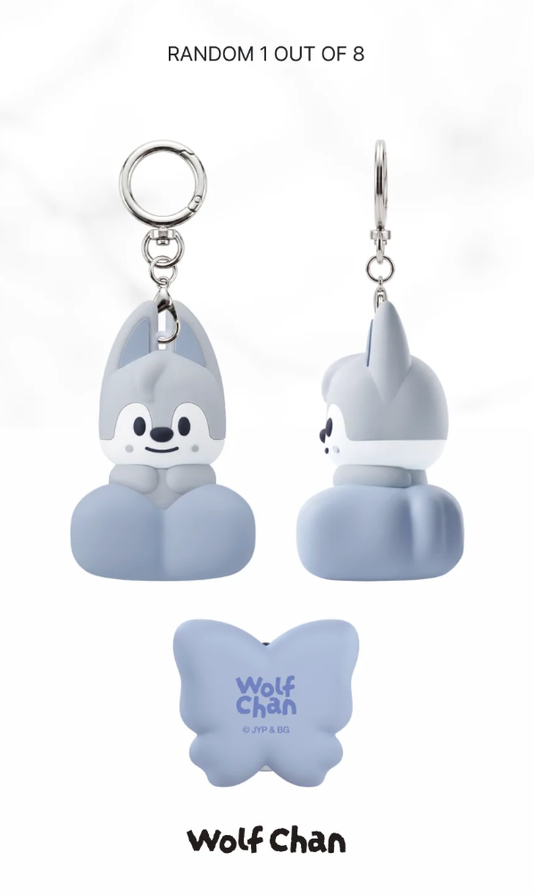 PRE-ORDER: STRAY KIDS - RUN IT WORLD TOUR IN SEOUL OFFICIAL MD SKZOO SECRET CLICKER KEYRING