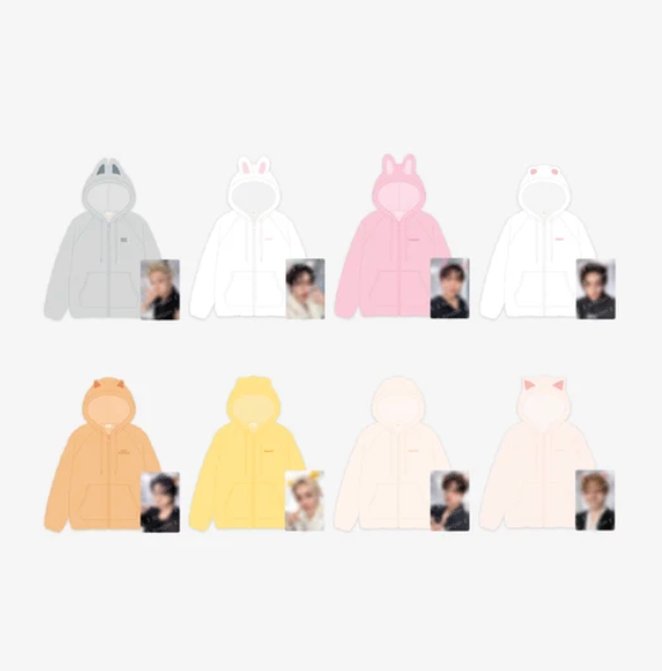 PRE-ORDER: STRAY KIDS - RUN IT WORLD TOUR IN SEOUL OFFICIAL MD SKZOO FLEECE HOOD ZIP UP
