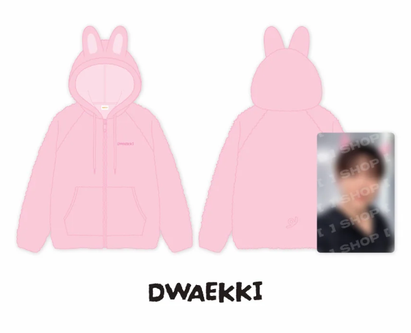 PRE-ORDER: STRAY KIDS - RUN IT WORLD TOUR IN SEOUL OFFICIAL MD SKZOO FLEECE HOOD ZIP UP