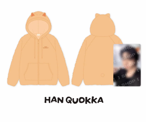 PRE-ORDER: STRAY KIDS - RUN IT WORLD TOUR IN SEOUL OFFICIAL MD SKZOO FLEECE HOOD ZIP UP