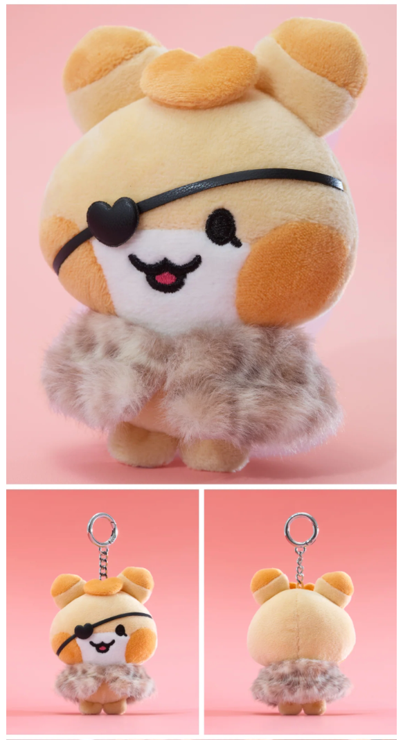PRE-ORDER: ATEEZ - MIGHTEEZ ROCK THE STAGE POP UP OFFICIAL MD PLUSH KEYRING (POPSTAR)