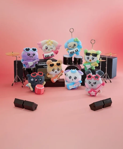 PRE-ORDER: ATEEZ - MIGHTEEZ ROCK THE STAGE POP UP OFFICIAL MD PLUSH KEYRING (ROCKSTAR)