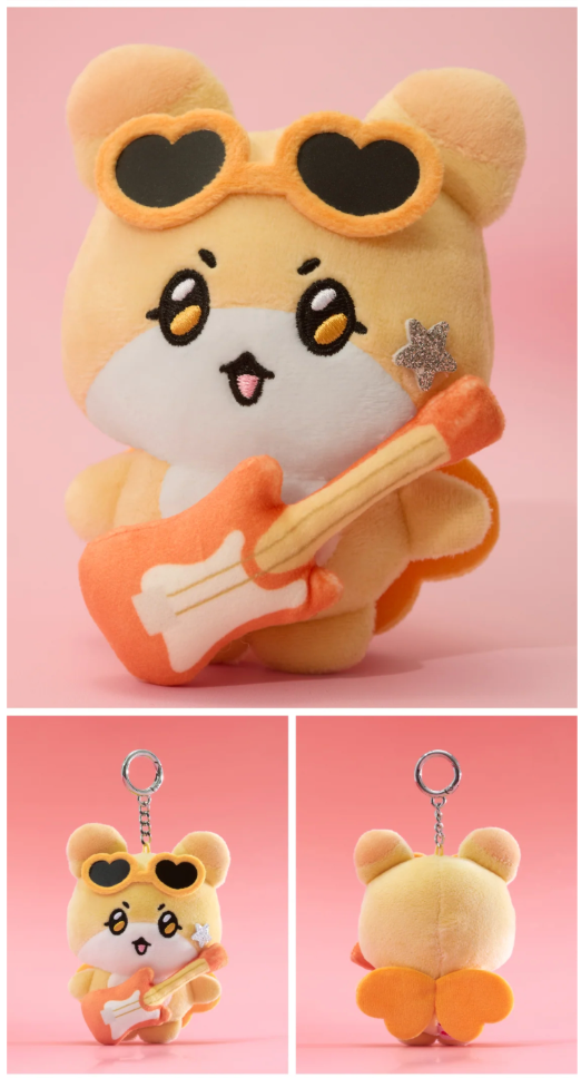 PRE-ORDER: ATEEZ - MIGHTEEZ ROCK THE STAGE POP UP OFFICIAL MD PLUSH KEYRING (ROCKSTAR)