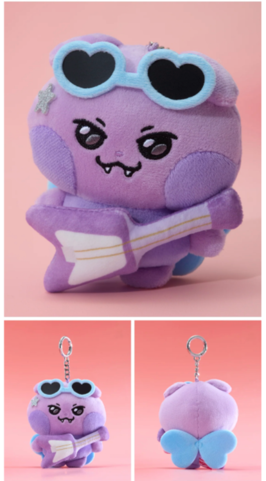 PRE-ORDER: ATEEZ - MIGHTEEZ ROCK THE STAGE POP UP OFFICIAL MD PLUSH KEYRING (ROCKSTAR)