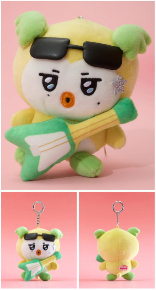 PRE-ORDER: ATEEZ - MIGHTEEZ ROCK THE STAGE POP UP OFFICIAL MD PLUSH KEYRING (ROCKSTAR)