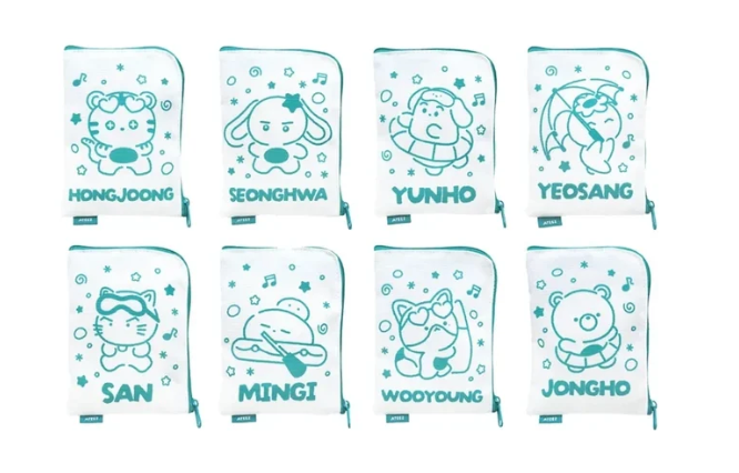 PRE-ORDER: ATEEZ - 8TH ANNIVERSARY EXHIBITION: BLUE DRIFT OFFICIAL MD MINI POUCH (RANDOM)