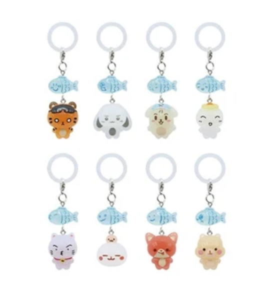 PRE-ORDER: ATEEZ - 8TH ANNIVERSARY EXHIBITION: BLUE DRIFT OFFICIAL MD LUCKY FISH CHARM
