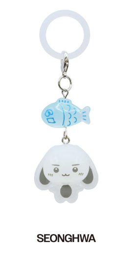 PRE-ORDER: ATEEZ - 8TH ANNIVERSARY EXHIBITION: BLUE DRIFT OFFICIAL MD LUCKY FISH CHARM