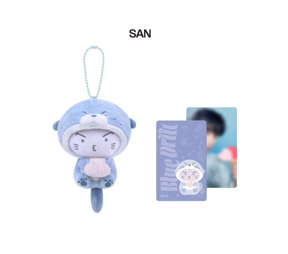 PRE-ORDER: ATEEZ - 8TH ANNIVERSARY EXHIBITION: BLUE DRIFT OFFICIAL MD PLUSH SEA COLLECTION