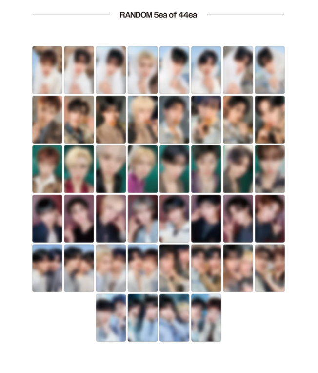 PRE-ORDER: ATEEZ - 8TH ANNIVERSARY EXHIBITION: BLUE DRIFT OFFICIAL MD RANDOM PHOTOCARD PACK