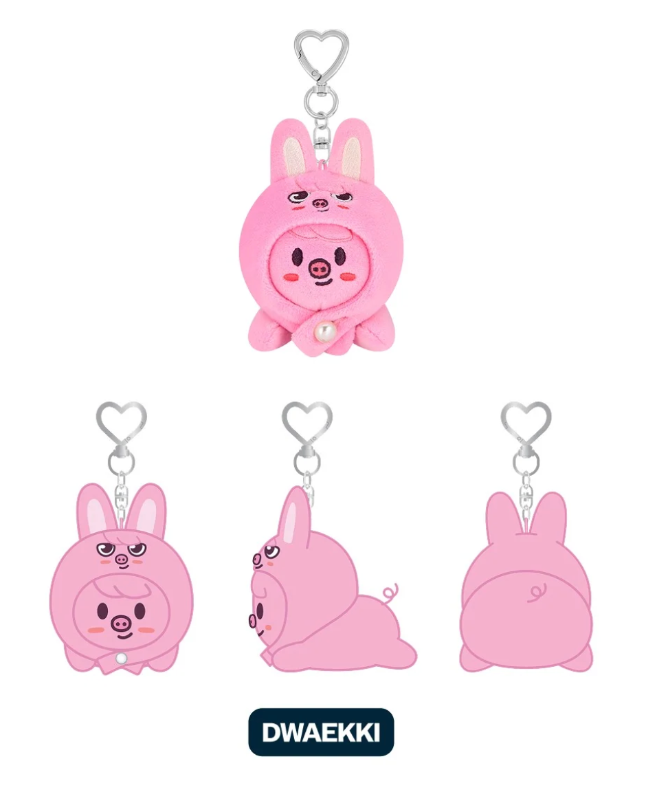 PRE-ORDER: STRAY KIDS - dominATE : celebrATE WORLD TOUR OFFICIAL MD SKZOO KEYRING LYING VER