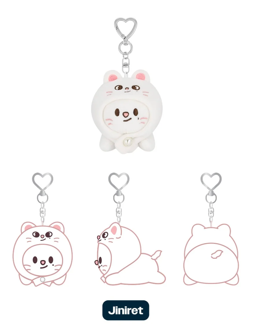 PRE-ORDER: STRAY KIDS - dominATE : celebrATE WORLD TOUR OFFICIAL MD SKZOO KEYRING LYING VER