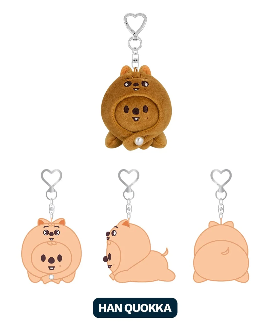 PRE-ORDER: STRAY KIDS - dominATE : celebrATE WORLD TOUR OFFICIAL MD SKZOO KEYRING LYING VER