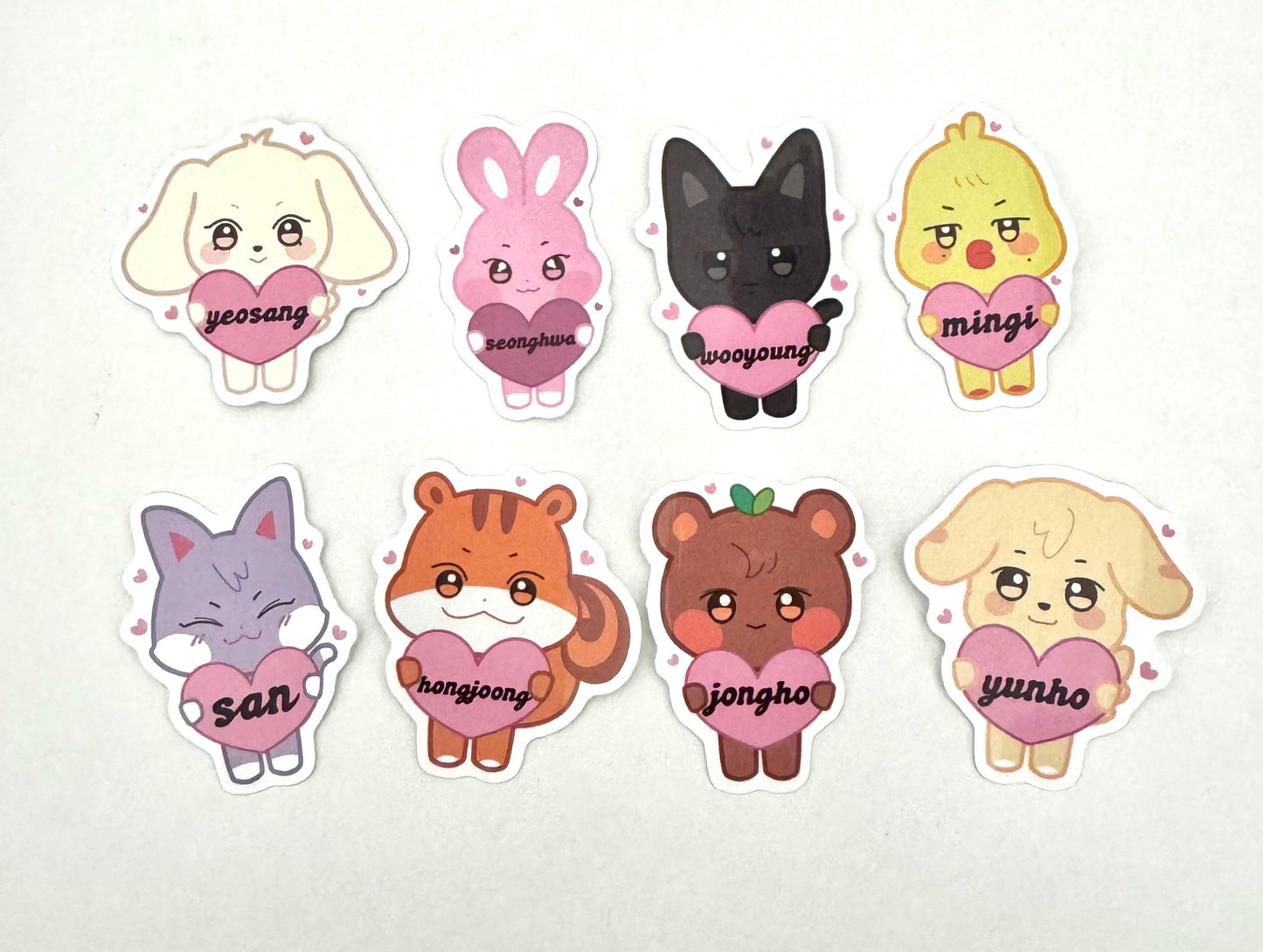 Ateez Aniteez OT8 Sticker Pack