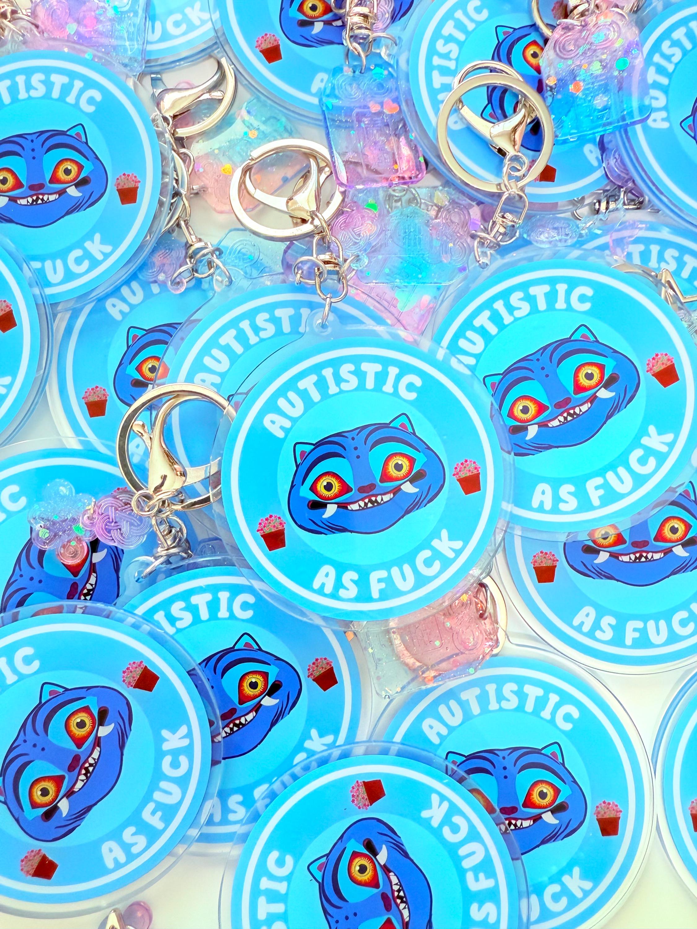 Derpy Keychain – Kpop Demon Hunters Merch | Autistic AF Pride Keychain ...