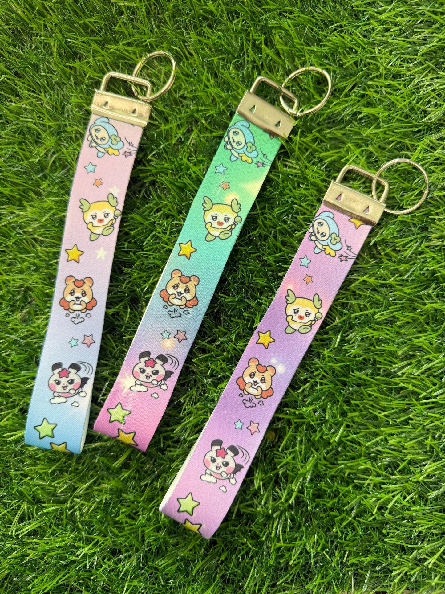 Ateez Mighteez Themed Wristlet