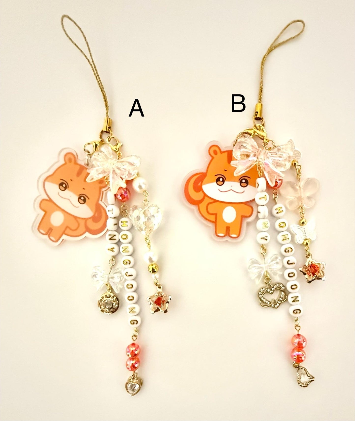 Ateez Lightstick/phone charms with Aniteez characters