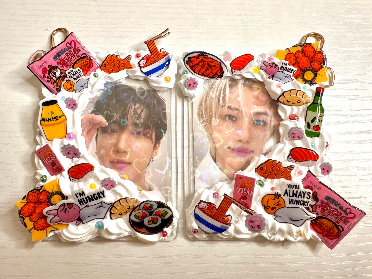 Custom Decoden Toploader: Handmade Photo Card Holder
